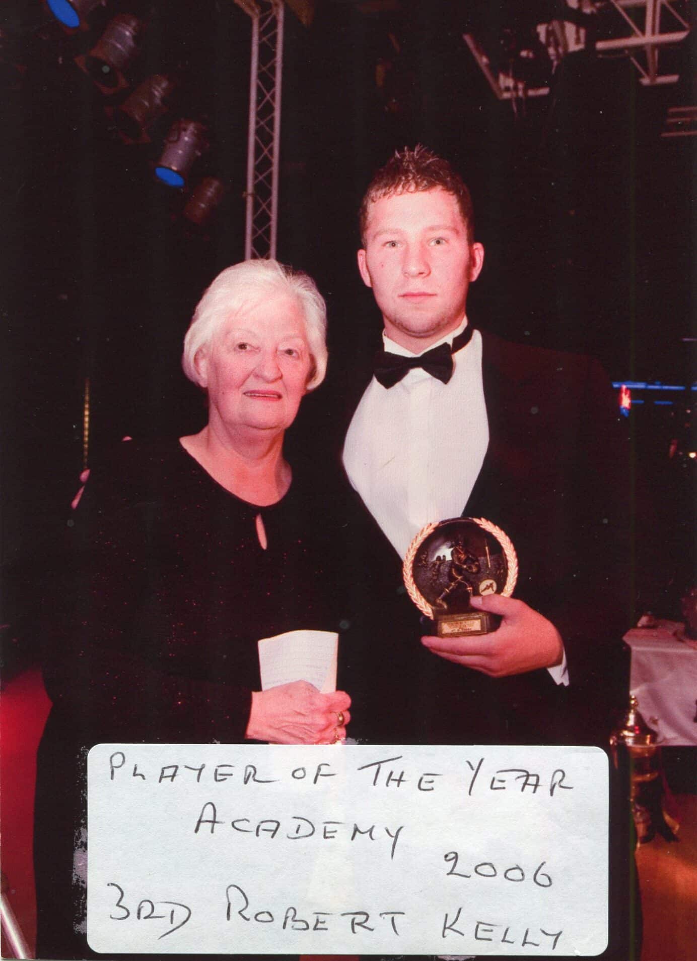 Elsie Fryer Collection - Robert Kelly Academy Player of The year 2006 (3rd)